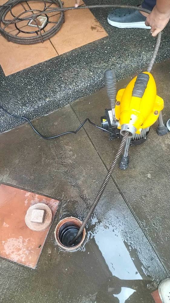 Drainage at declogging service — aktwal na job ng Malabanan Plumbing